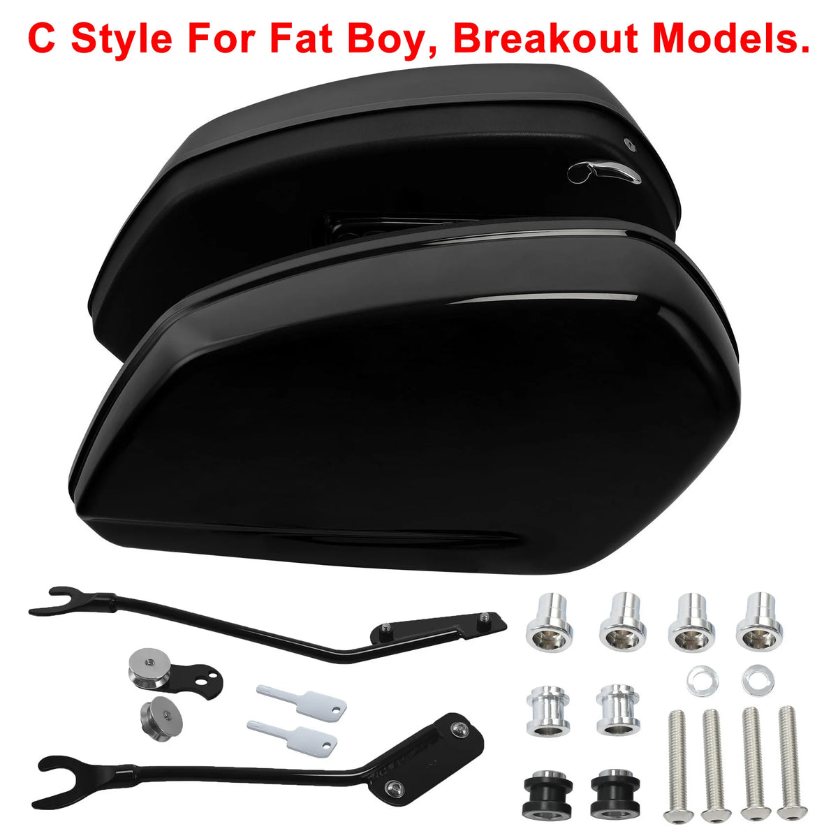 TCMT Saddlebag Side Bag For Harley Softail Low Rider Models