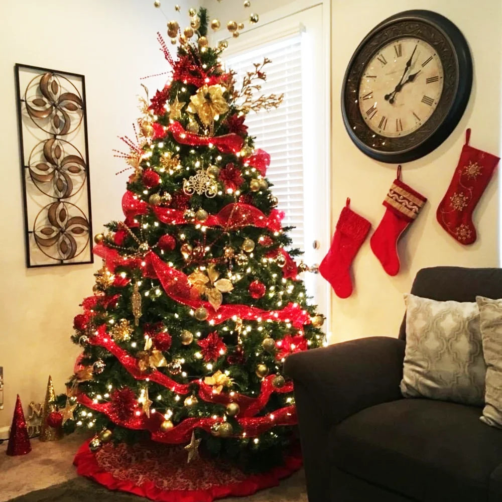 Artificial Christmas Tree Unlit Holiday Home Decoration For Christmas Gifts