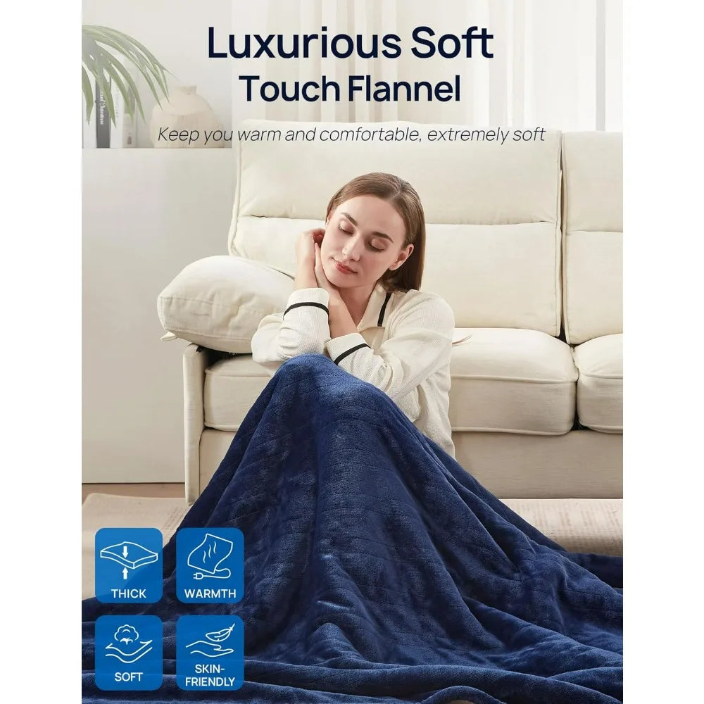 Westinghouse Ultra Soft Heated Blanket With Foot Pocket