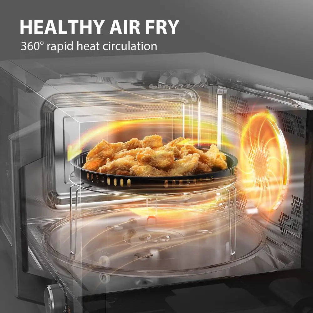 YTYIN Countertop Microwave Oven Air Fryer Combo Inverter Convection
