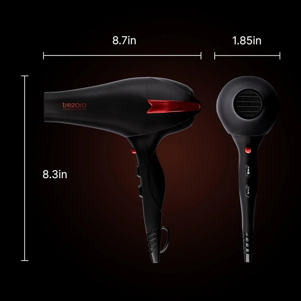 TREZORO Professional Ionic Hair Dryer With Diffuser