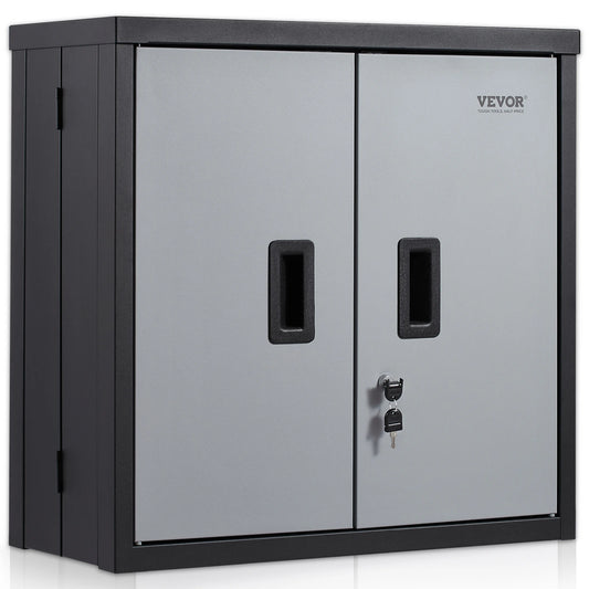 Foldable Wall Cabinet Metal Garage Locker Magnetic Door