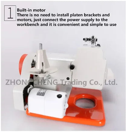 YunlinLi Mini Desktop Blind Sewing Machine Edge Roller For Trousers