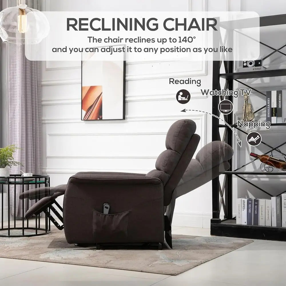 Power Lift Recliner Chair With Remote Control Easy Assembly