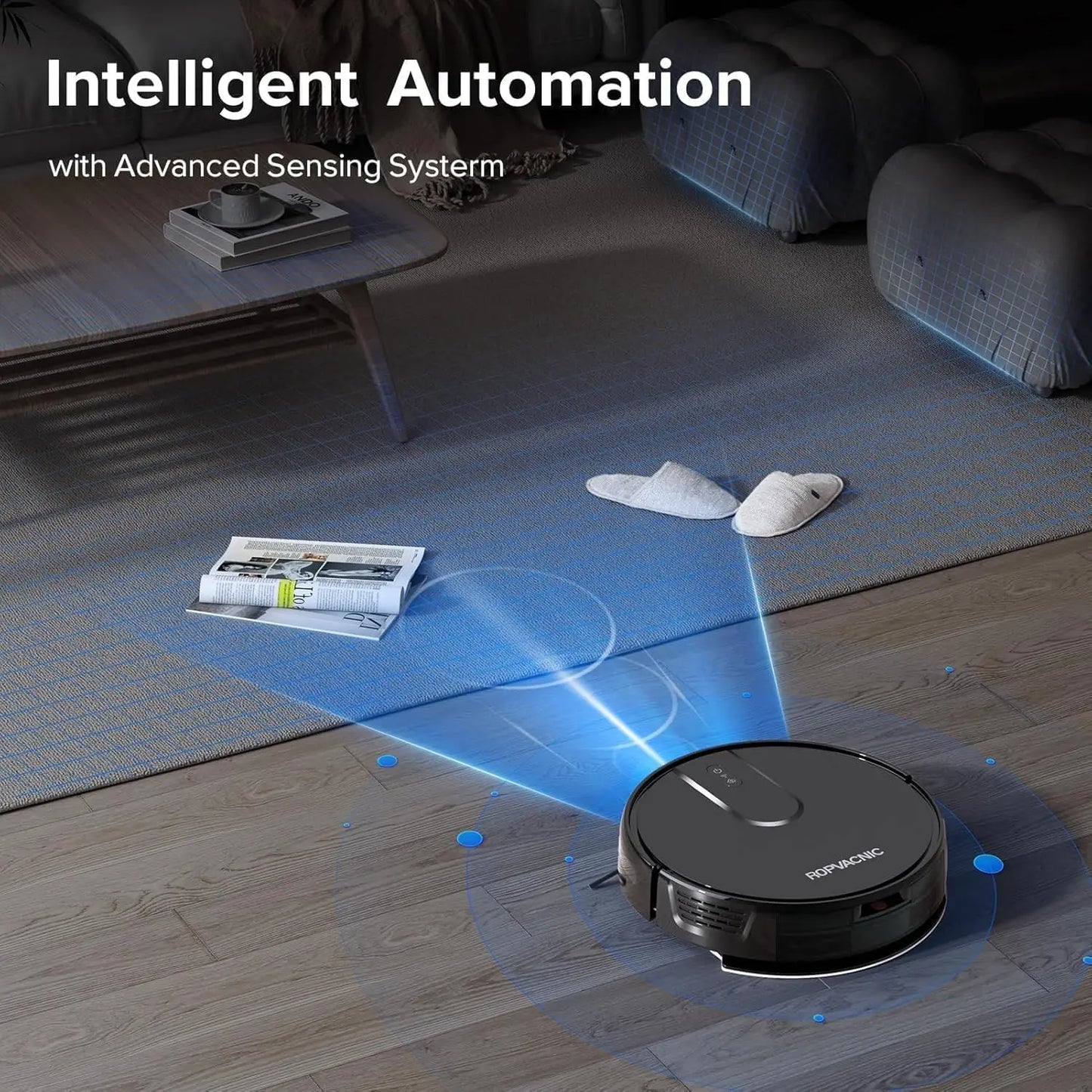 XMSJ Robot Vacuum Cleaner And Mop Combo With 5200Pa Suction