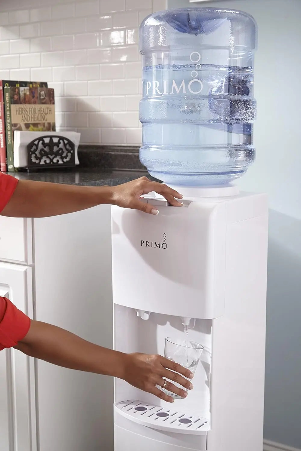 XMSJ Top Loading Water Dispenser Hot Cold for Bottled Water