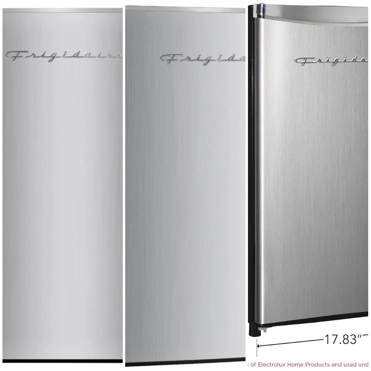 XMSJ EFR323 Compact Mini Fridge Stainless Steel Platinum Series