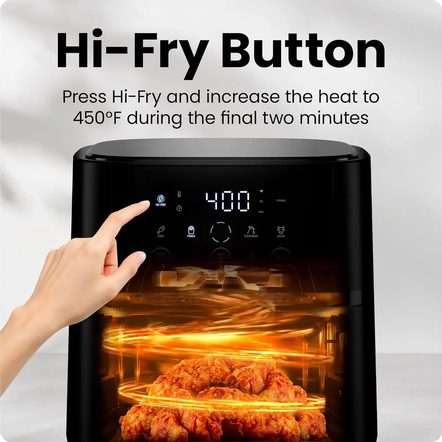 XMSJ Air Fryer Hi Fry Technology For Quick Easy Meals
