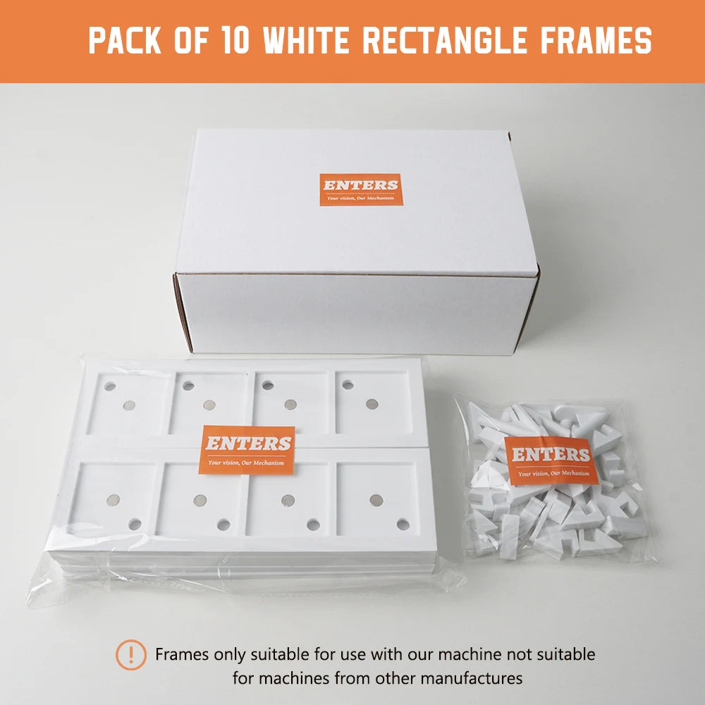 Blank Magnetic Photo Frames For Refrigerator Picture Inserts