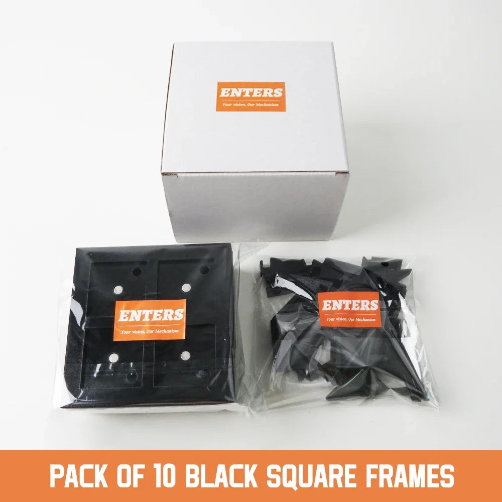 Acrylic Magnetic Photo Frame For Fridge Square Grid Display