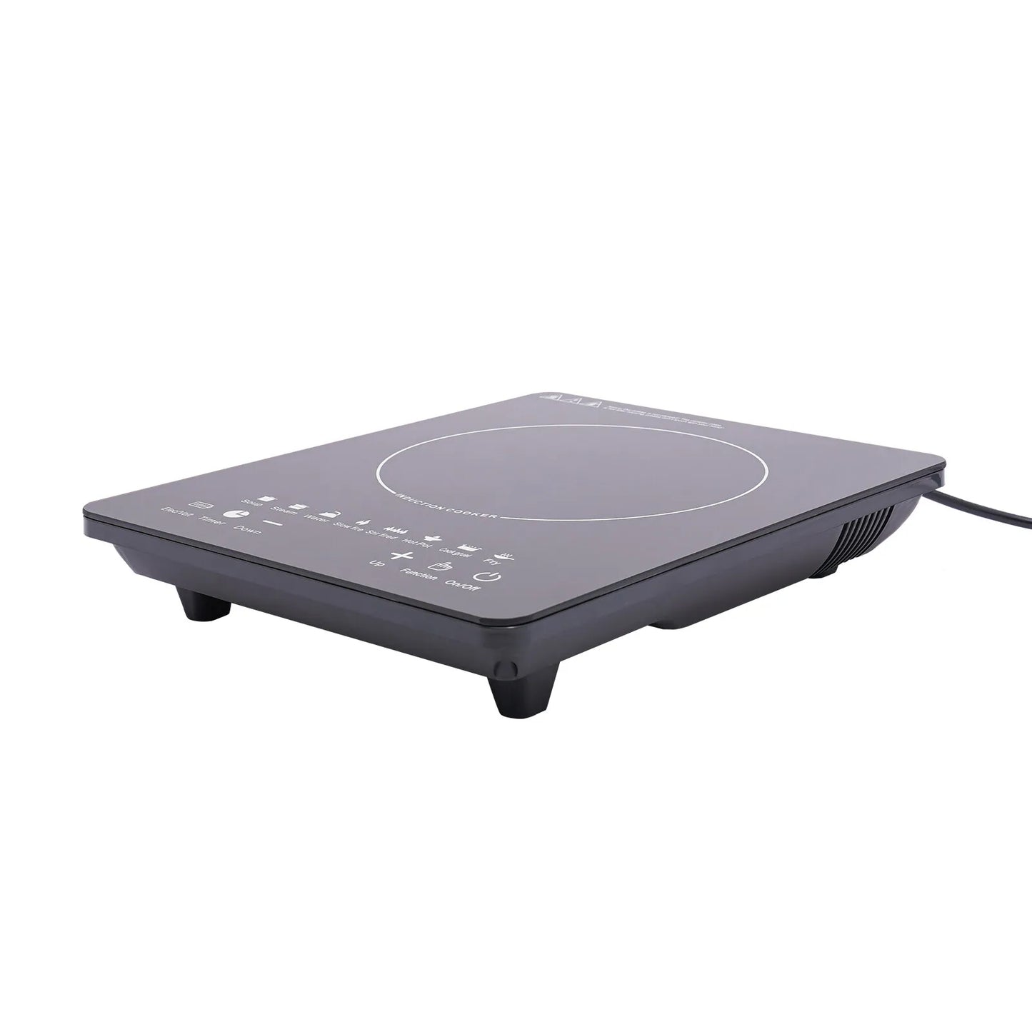 Portable 750W Induction Cooktop With Touch Panel And 8 Presets