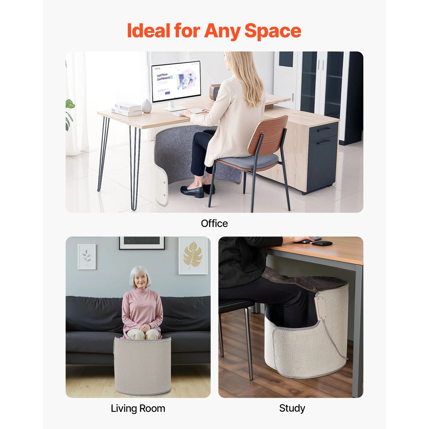 SucceBuy Rollable Foot Warmer With Remote Control And Timer