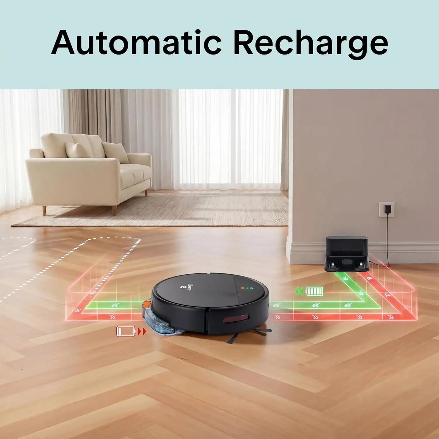 XMSJ Robot Vacuum Cleaner And Mop Combo With App Control