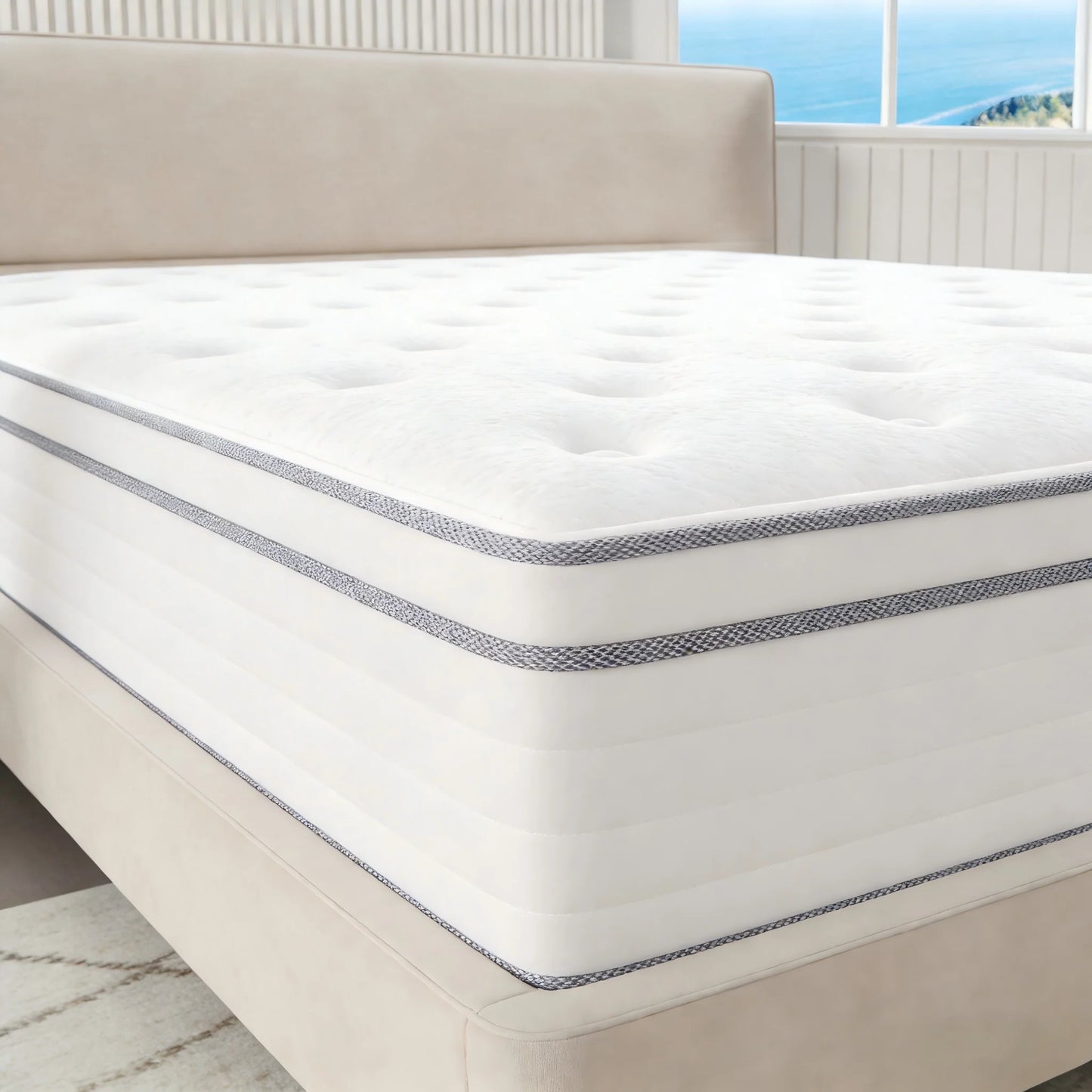 Madevos Pain Relieving Hybrid Mattress for Lumbar and Hip Support