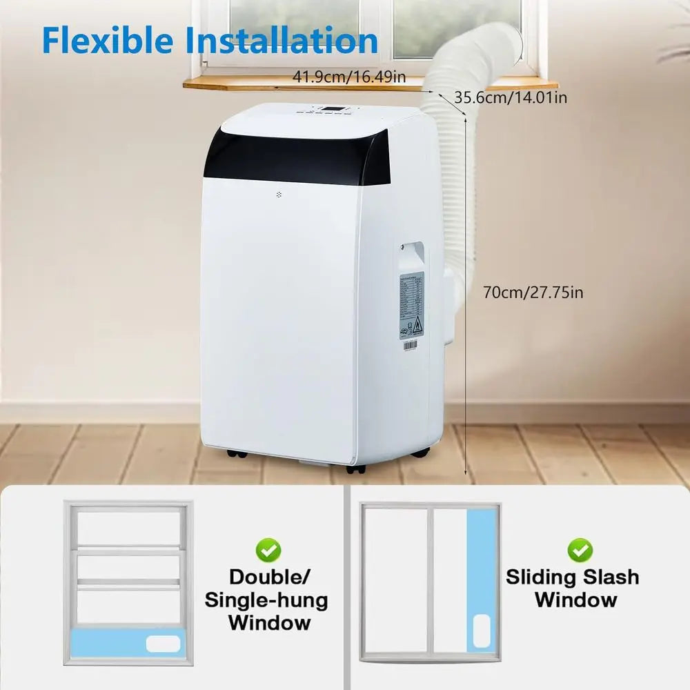 YTYIN 14000 BTU Portable Air Conditioner 3in1 with Remote