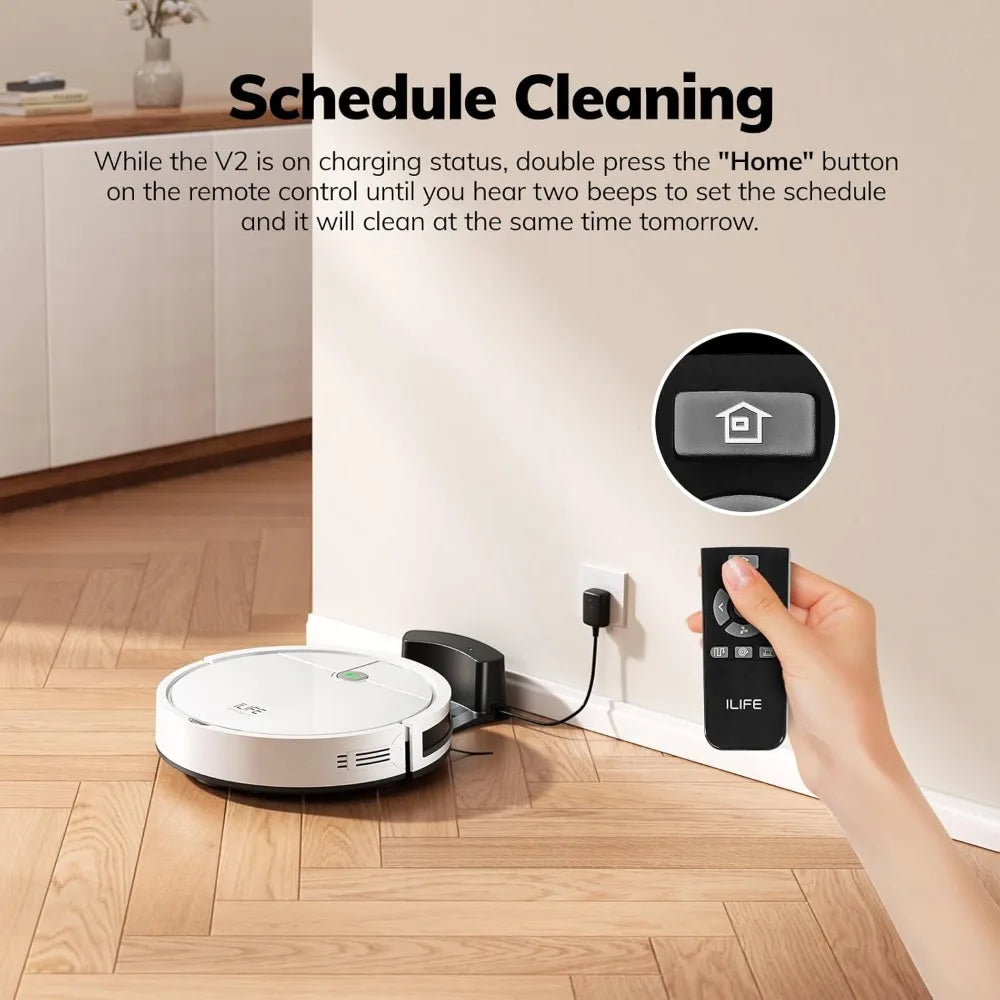 XMSJ ILIFE V2 Robot Vacuum Cleaner Anti Collision Auto Docking