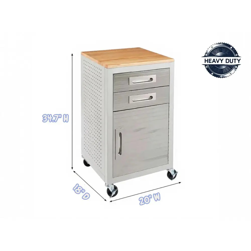 YTYIN Duty Rolling Storage Cabinet With Wheels And Drawers Garage