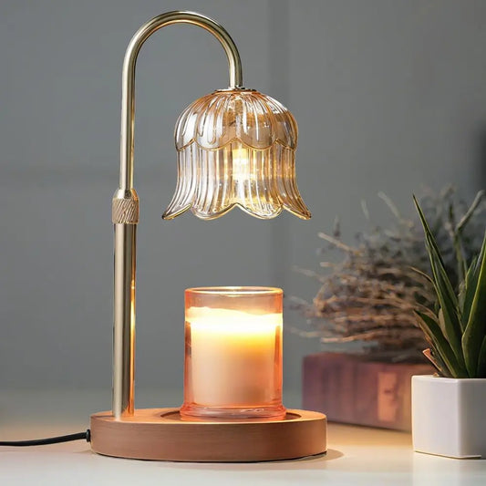 Candle Warmer Lamp With Timer Adjustable Dimmable Wax Jar Candles