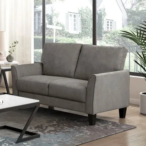 Modern Living Room Sofa Set With Soft Plush Cushions