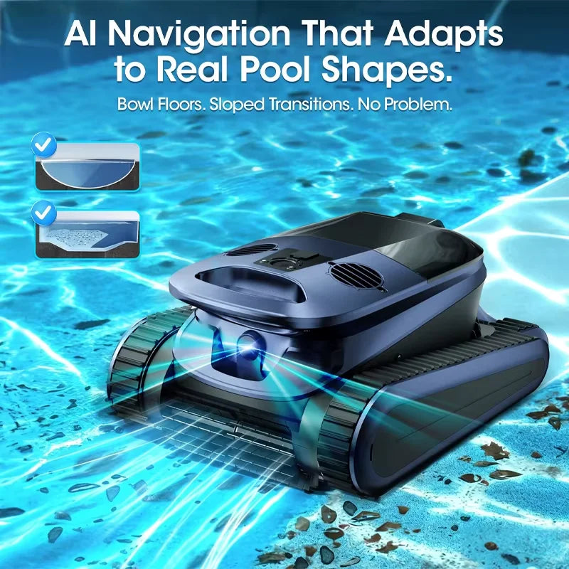 Seauto AI Sonar Robotic Pool Cleaner With Waterline Function
