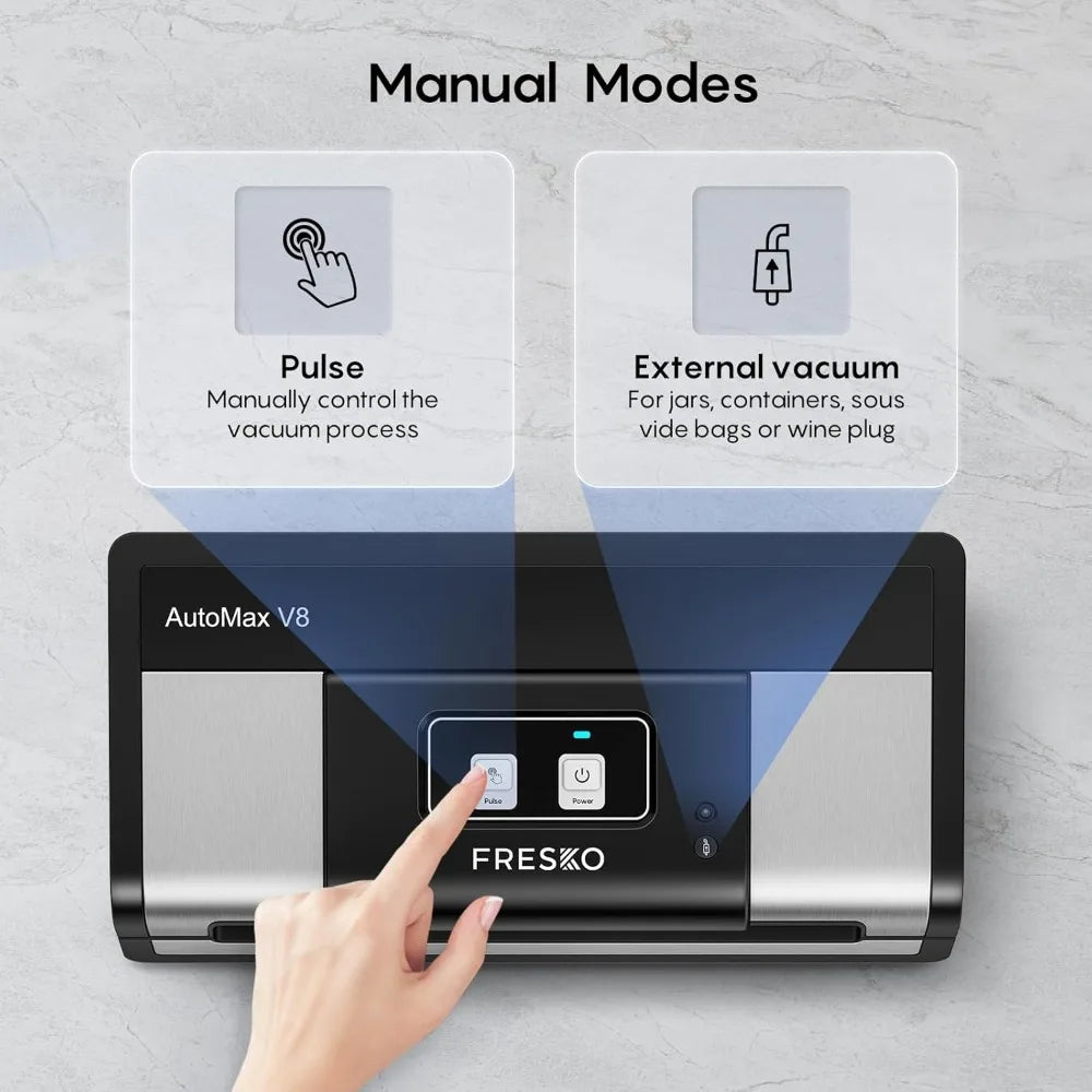 XMSJ FRESKO Automatic Vacuum Sealer With Auto Dry Wet Detection