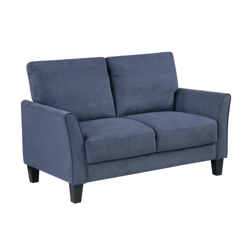 Modern 3 Piece Sofa Set With Solid Wood Frame Cushions