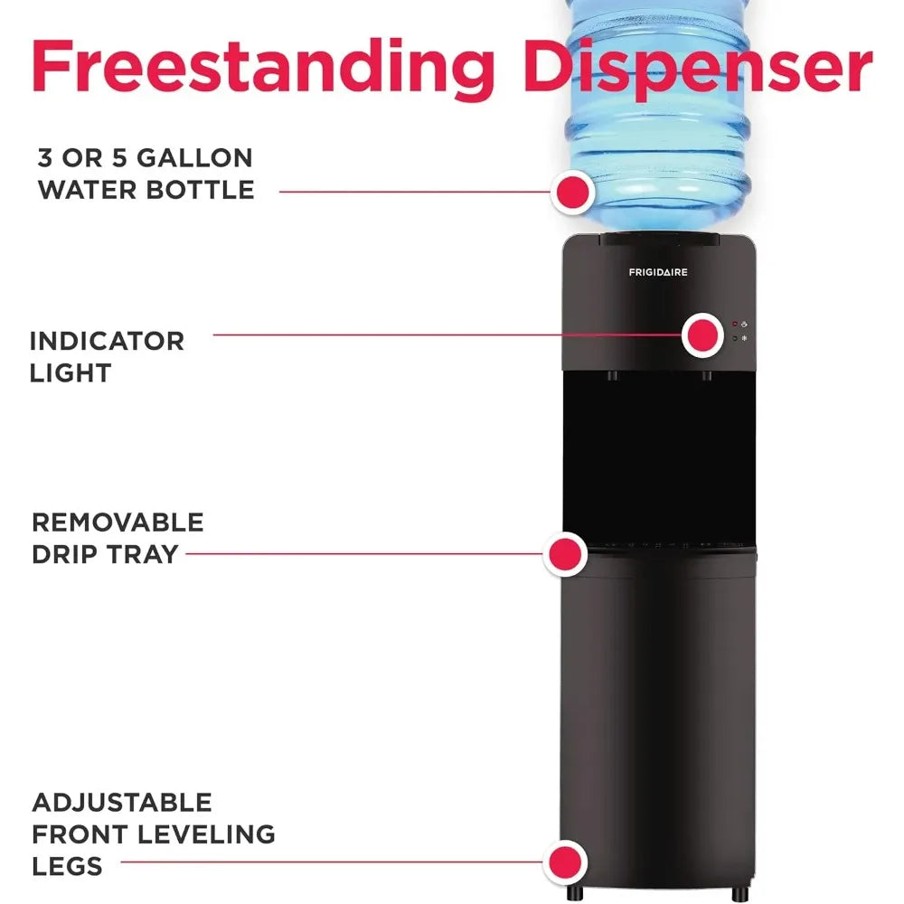 XMSJ Top Loading Water Dispenser Hot Cold Child Safety Lock