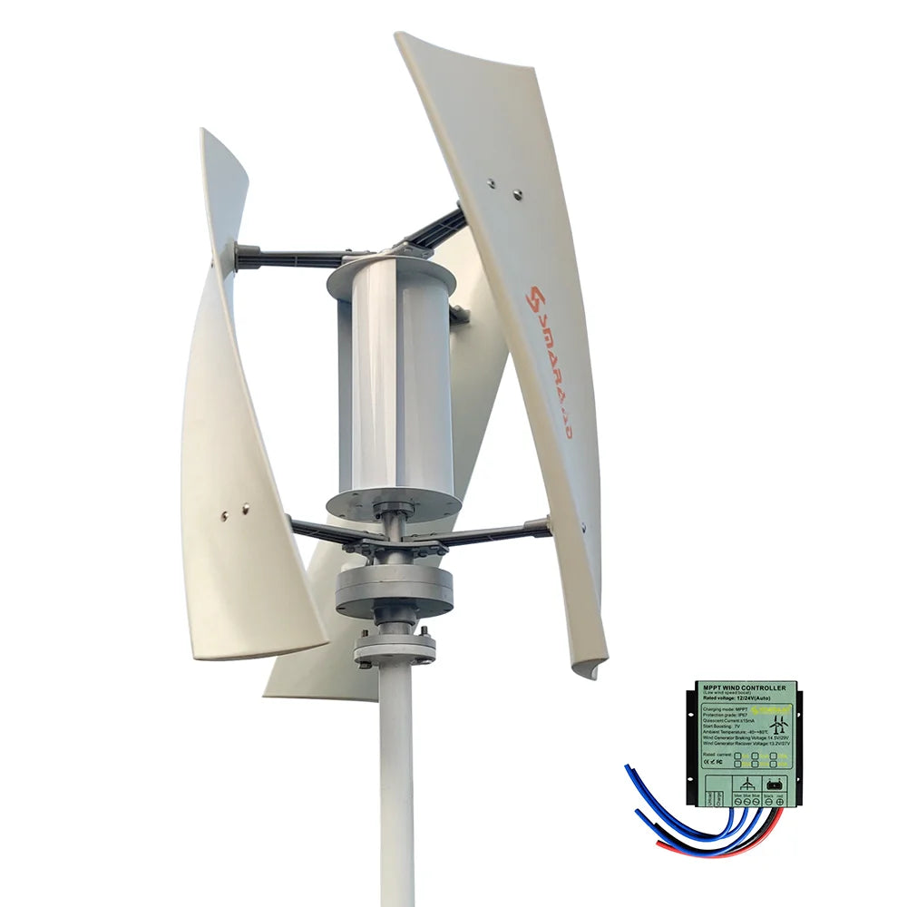 Vertical 2000W Permanent Magnet Wind Generator For Low Wind Start