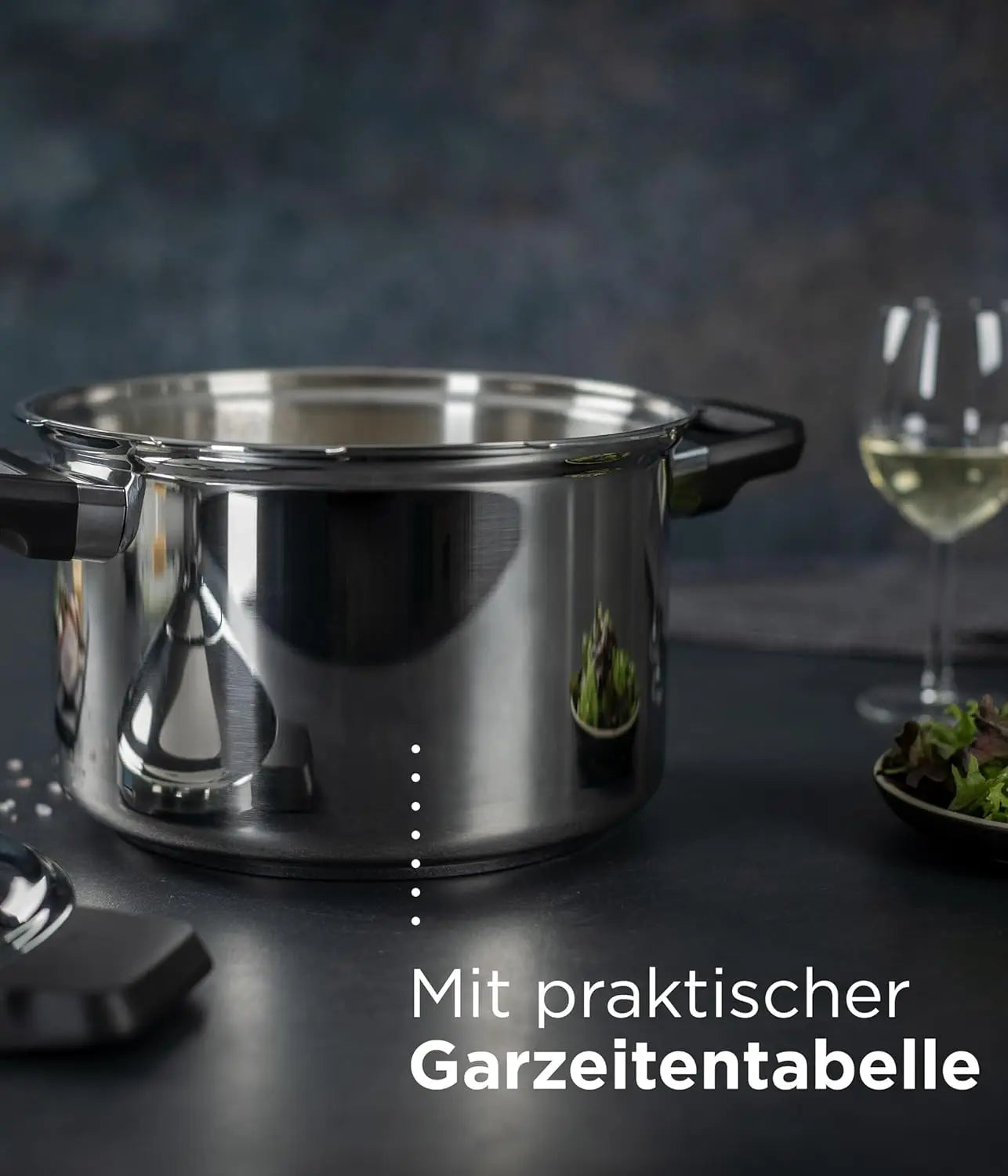 XMSJ Stainless Steel Pressure Cooker With Non Stick Inner Pot