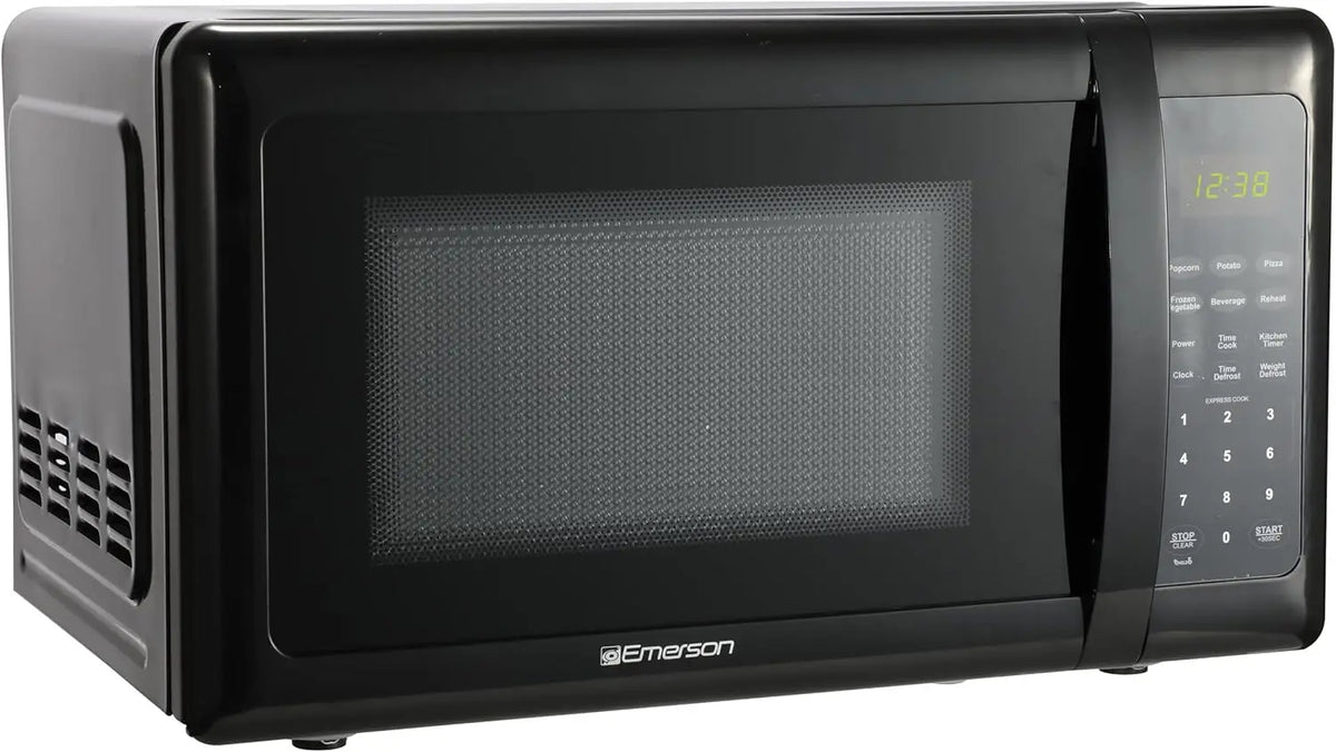 XMSJ Compact Countertop Microwave Oven With LED Display And Touch Control