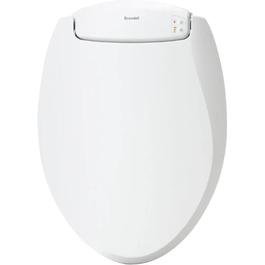 Brondell L60EW LumaWarm Heated Nightlight Elongated Toilet Seat