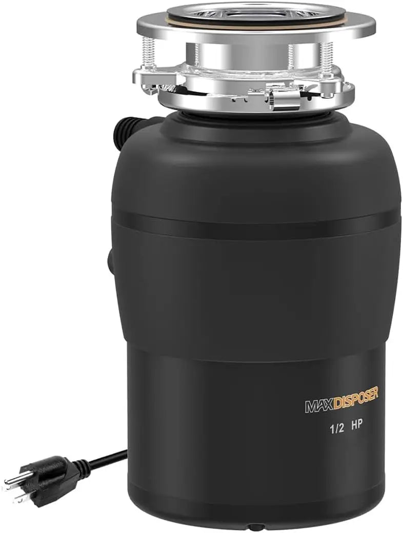 XMSJ Half HP Garbage Disposal With Stopper And Power Cord