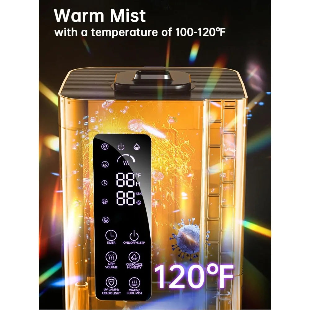 XMSJ Humidifier For Bedroom With Top Fill Aroma Diffuser And Sleep Mode