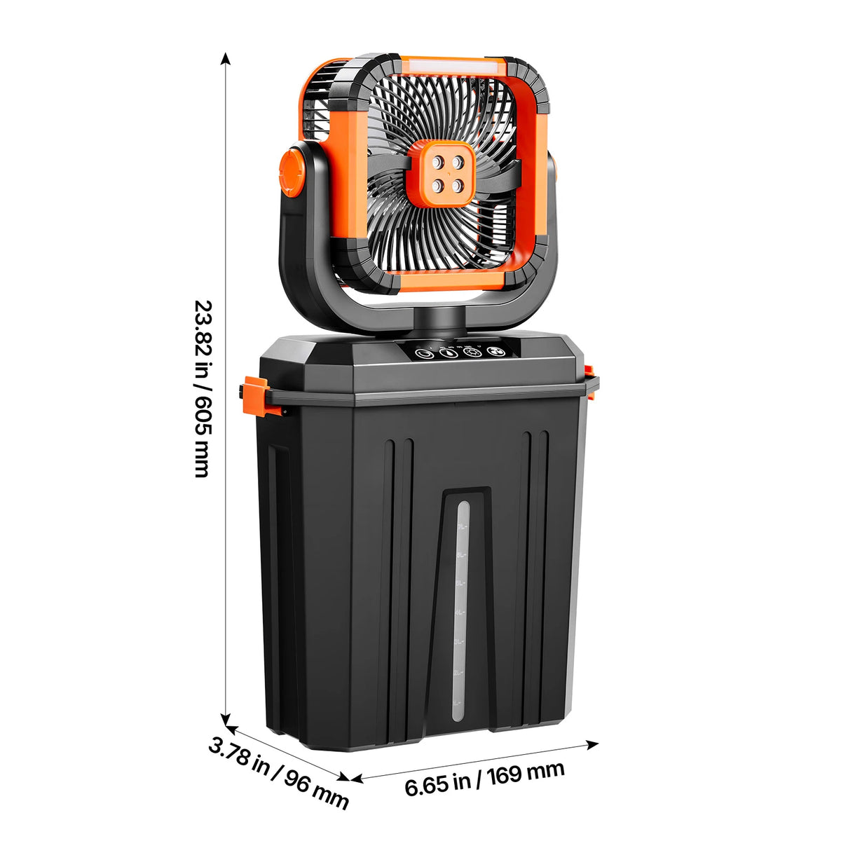 SucceBuy Portable Misting Fan With Rechargeable Battery And Remote Control