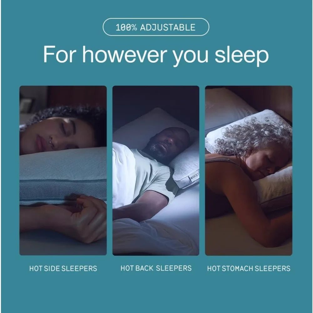 Cooling Gel Memory Foam Pillow For Back Neck Support