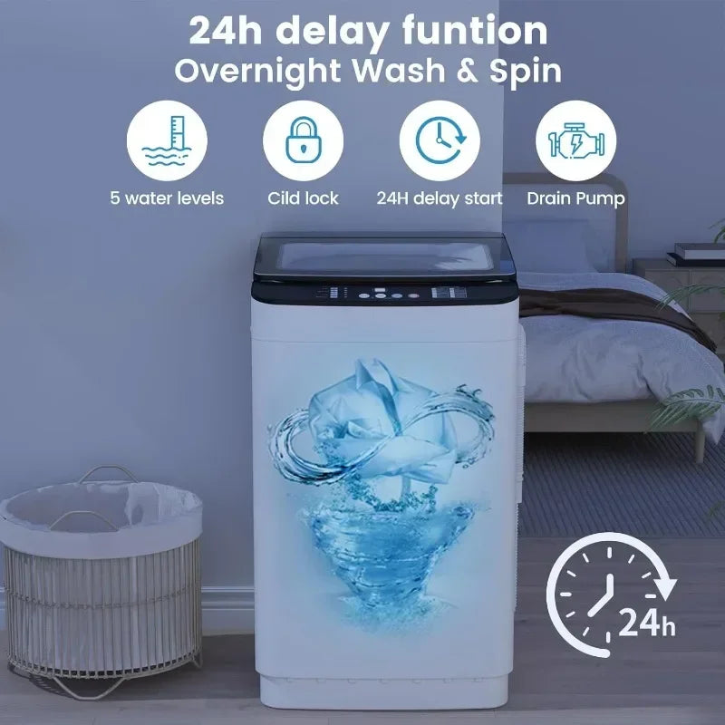 Portable Washing Machine And Dryer Set Fully Automatic Stainless Steel