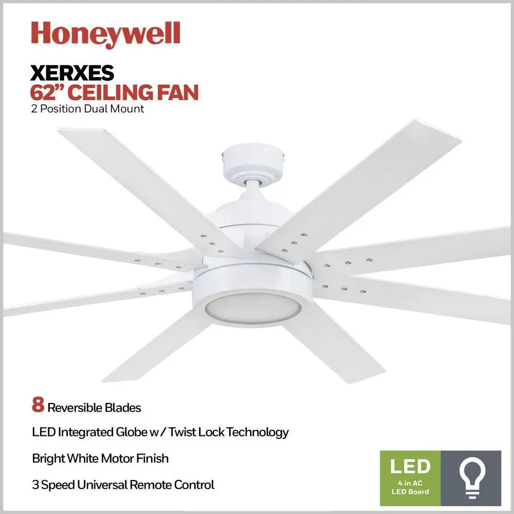 YTYIN Ceiling Fan With Light Remote Control LED Indoor