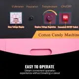 SucceBuy Electric Cotton Candy Machine Stainless Steel Floss Maker