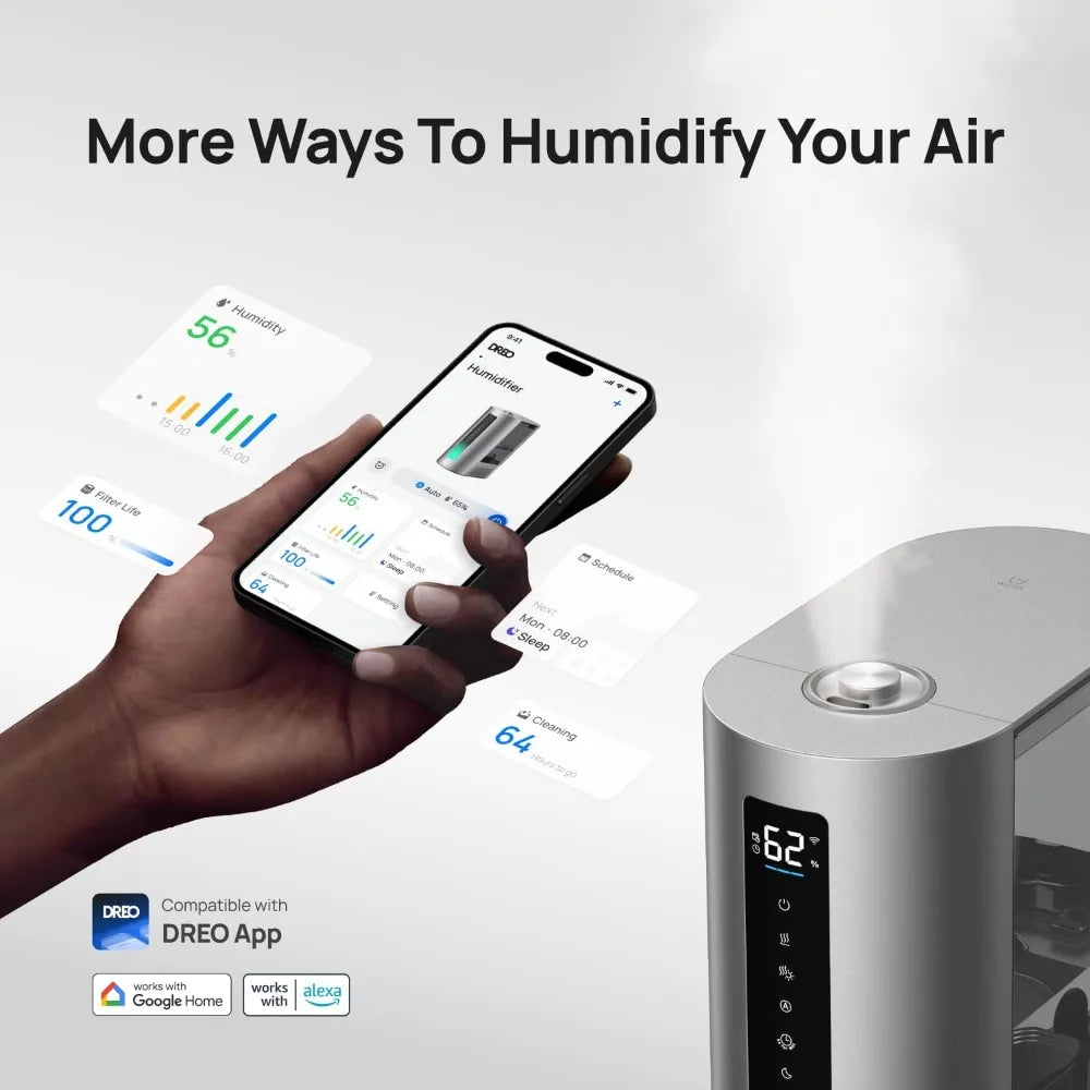 Dreo Humidifier For Bedroom With Smart Humidity Control And Aroma Diffuser