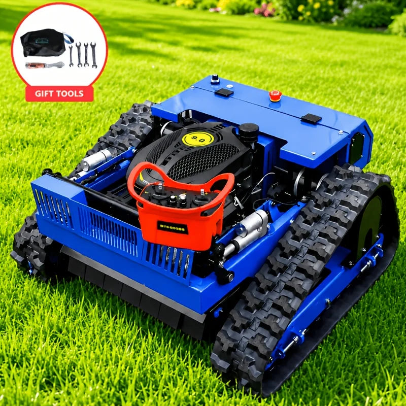 DEEPKRON Remote Control Zero Turn Slope Mower With Weeding Cutter