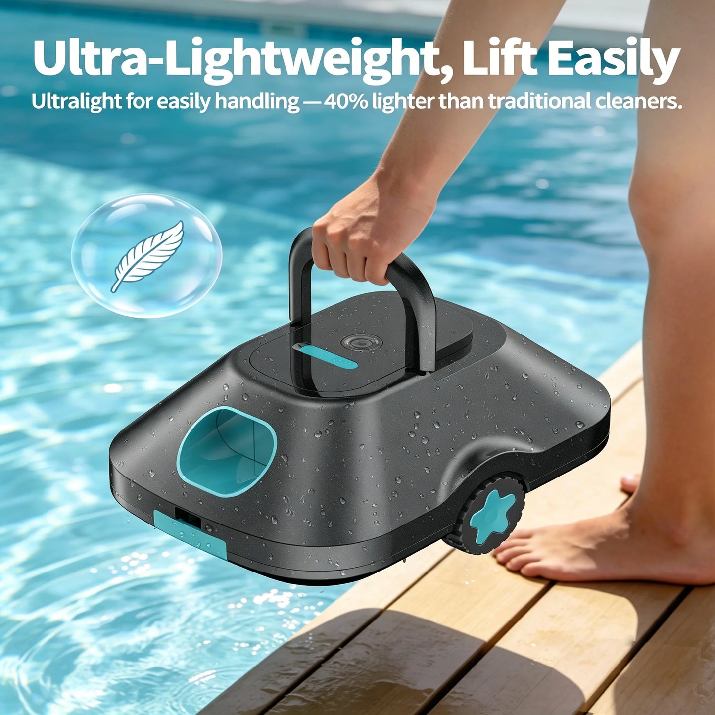 Vastorm Automatic Robotic Pool Cleaner With Smart Navigation