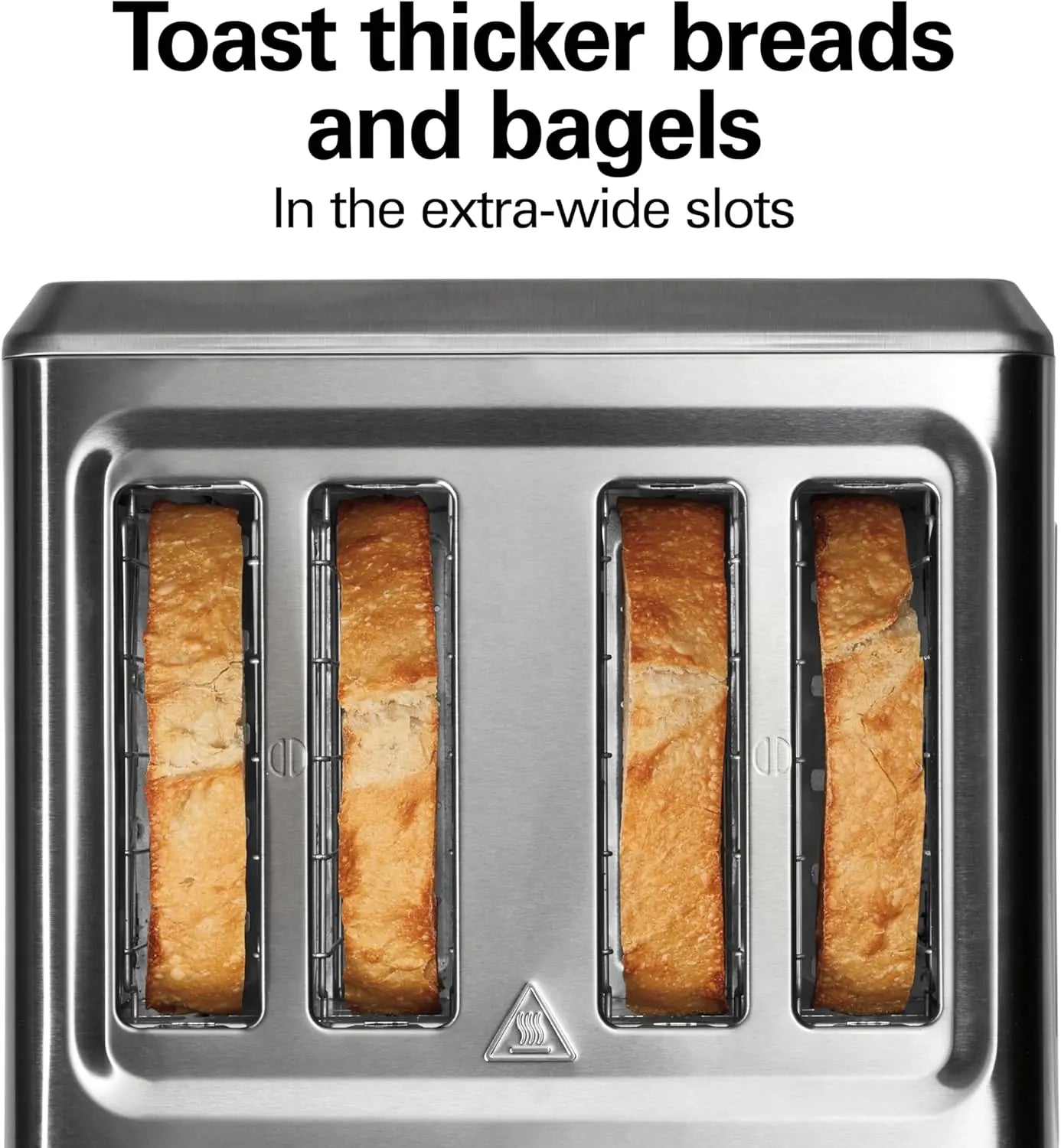 XMSJ 4 Slice Toaster Extra Wide Slots Bagel Setting Auto Shutoff