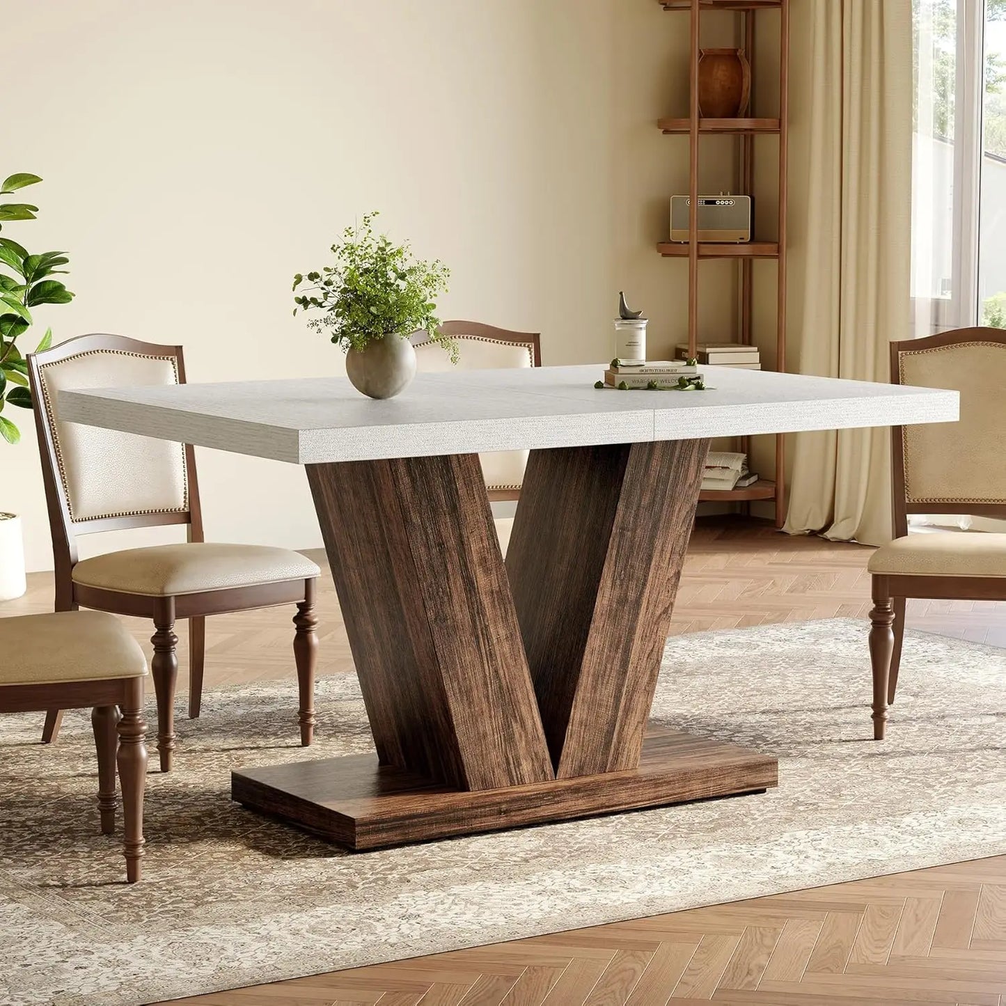 LITTLE TREE Dining Table For Four Modern Rustic Style