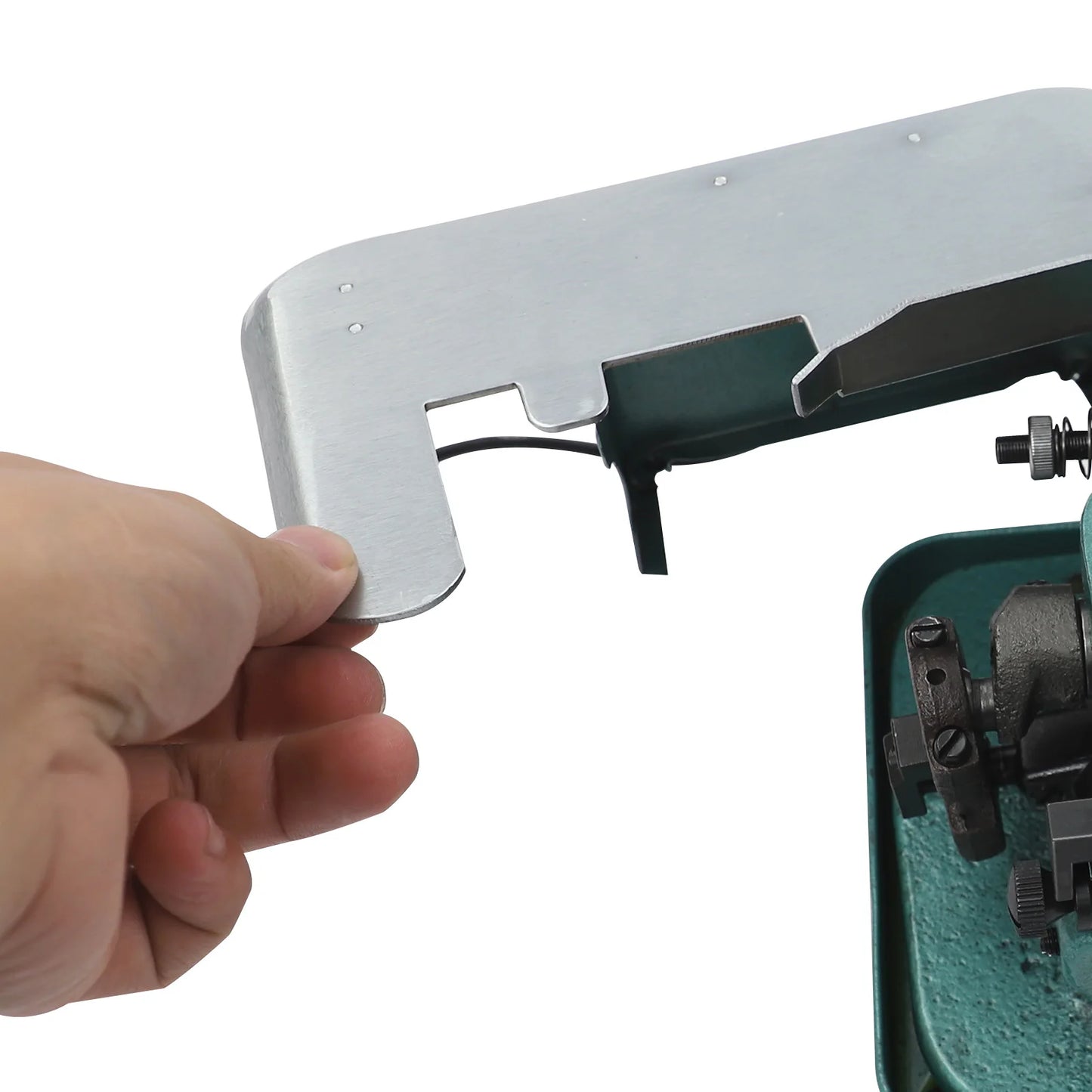 Industrial Overlock Sewing Machine 150W Durable Cast Iron Body