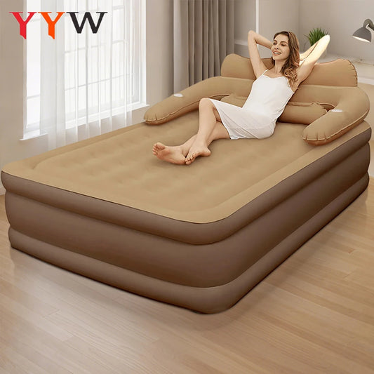 Portable Inflatable Two Person Camping Air Mattress Bed