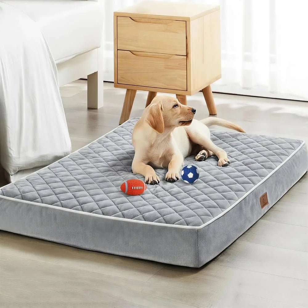 NBVCX Orthopedic Waterproof Dog Bed With Removable Washable Cover