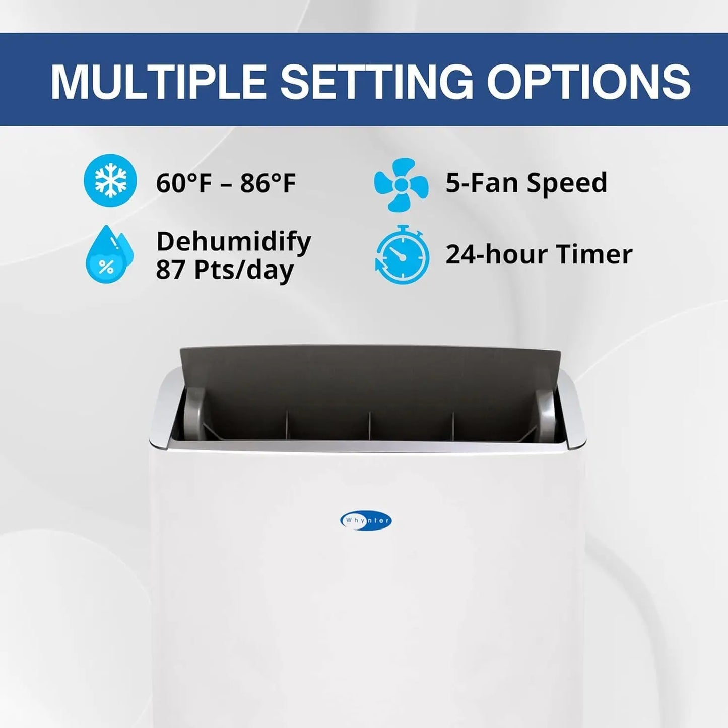XMSJ Portable Air Conditioner With WiFi Dehumidifier Fan 14000 BTU