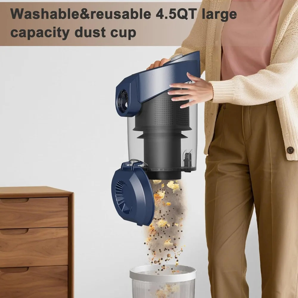XMSJ Bagless Canister Vacuum Cleaner With HEPA Filter