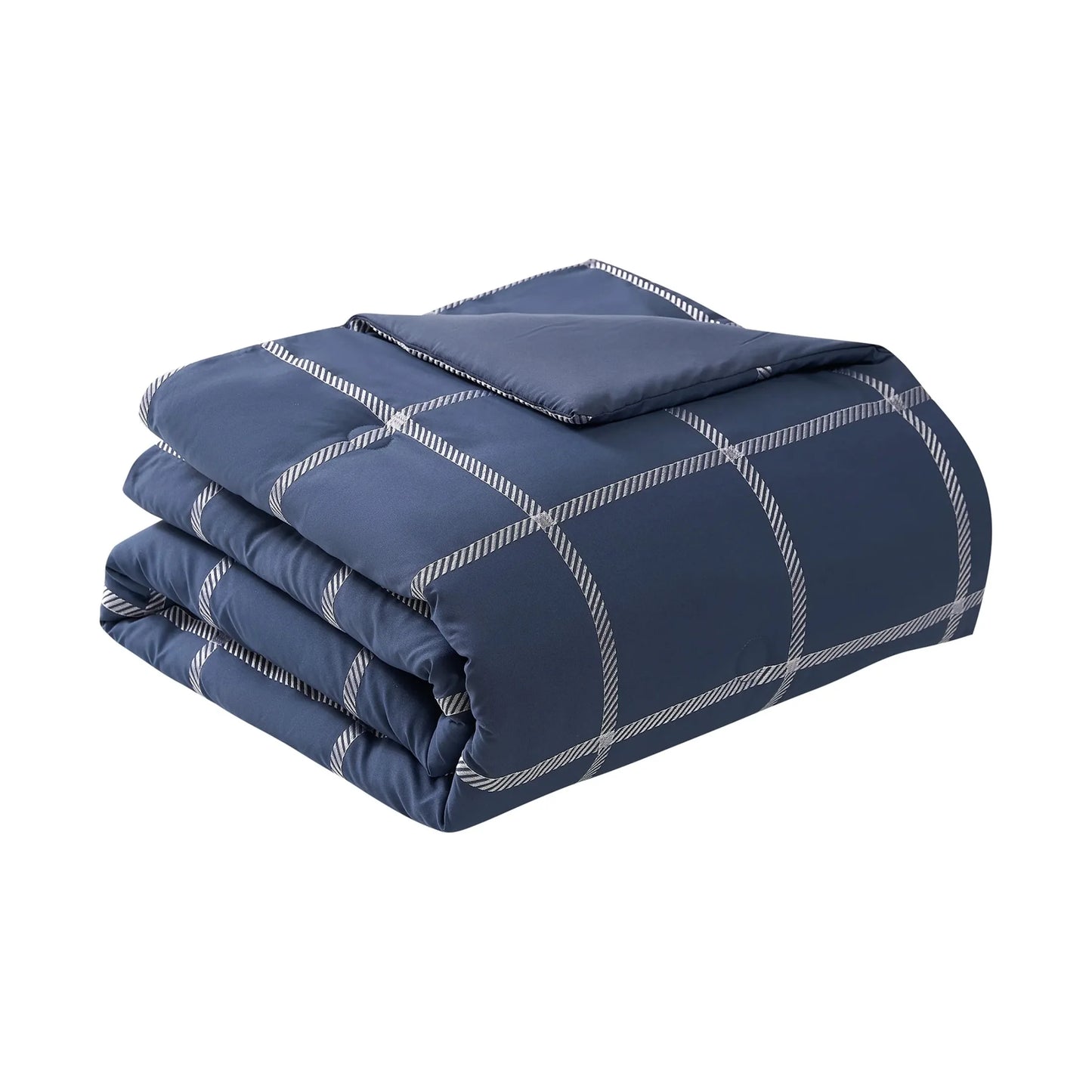 Windowpane Bedding Set Bed In A Bag With Sheets Comforter