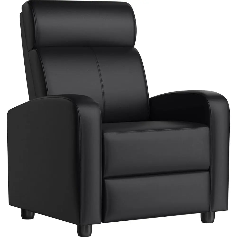Recliner Chair PU Leather Home Theater Seating with Lumbar Support